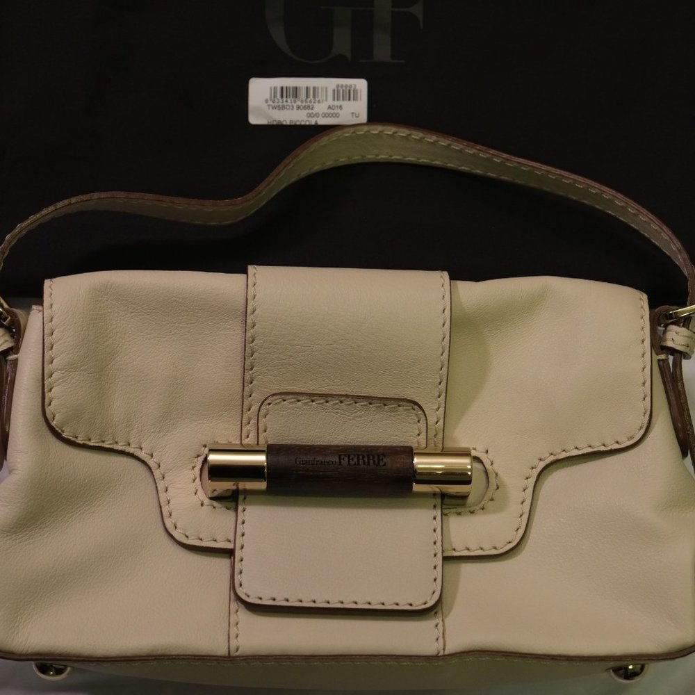 Authentic Gianfranco Ferre Hobo Piccola Purse